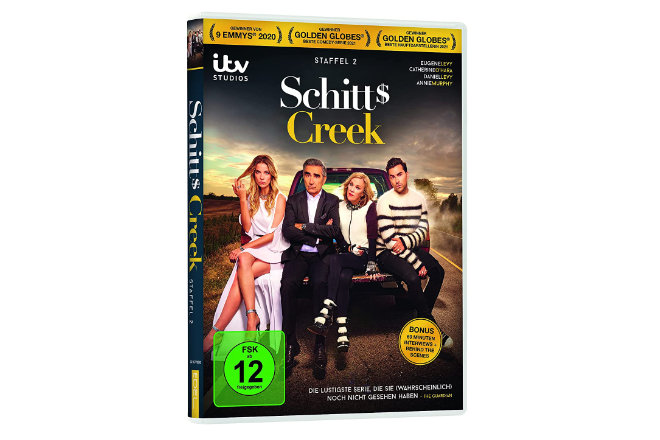 Die zweite Staffel der kanadischen TV-Comedy-Serie "Schitt´s Creek" ist ab 18.06.2021 auf DVD und ab 28.05.2021 als Video on Demand erhältlich.