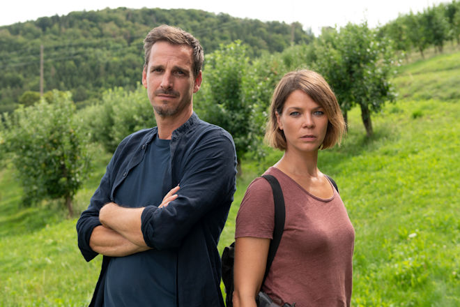 Ein neuer Fall für die Kommissare Konrad Diener (Max von Thun) und Maris Bächle (Jessica Schwarz).